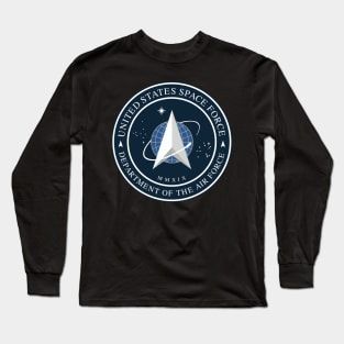 United States Space Force Logo Shirt Long Sleeve T-Shirt